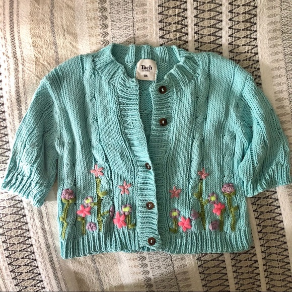 {tach} glenda button front sweater - Picture 2 of 3